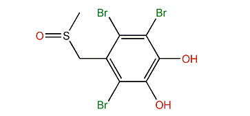 2,3,6-Tribromo-4,5-dihydroxybenzyl methyl sulphoxide